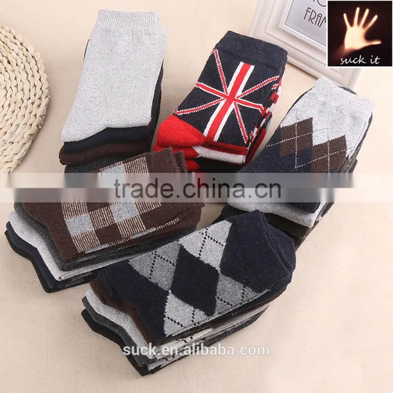 wool mixed material socks with comfortable