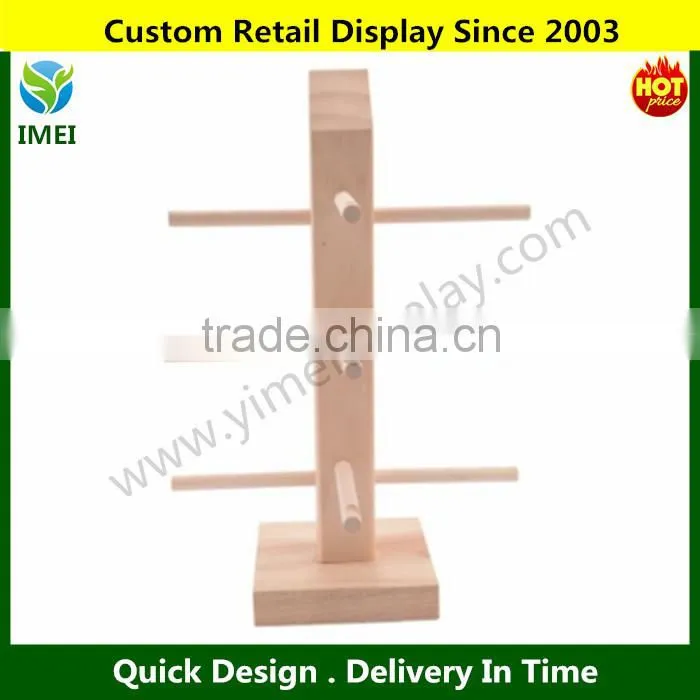 Wood Sunglasses Rack Holder Glasses Display Stand 3 Layers YM1-735