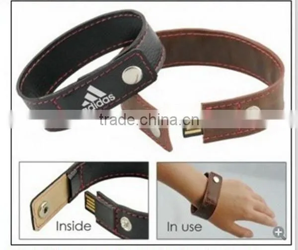Colorful super quality popular design usb memory leather