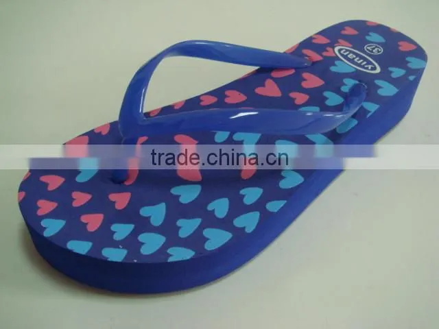 663 LOULUEN China New Model Women EVA PVC Printed Slippers