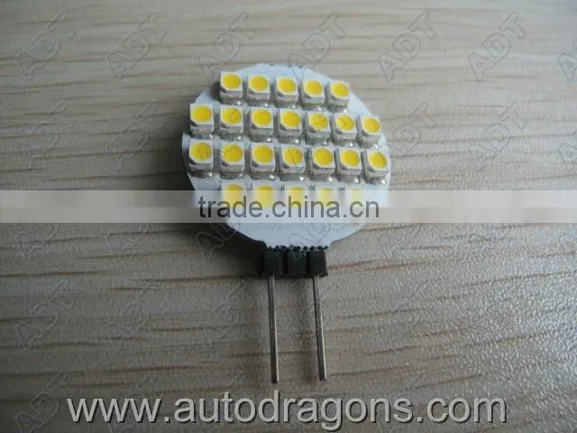 g4 led bulb G4 24SMD 12V LED Auto Bulb Ultra bright high intensity white light
