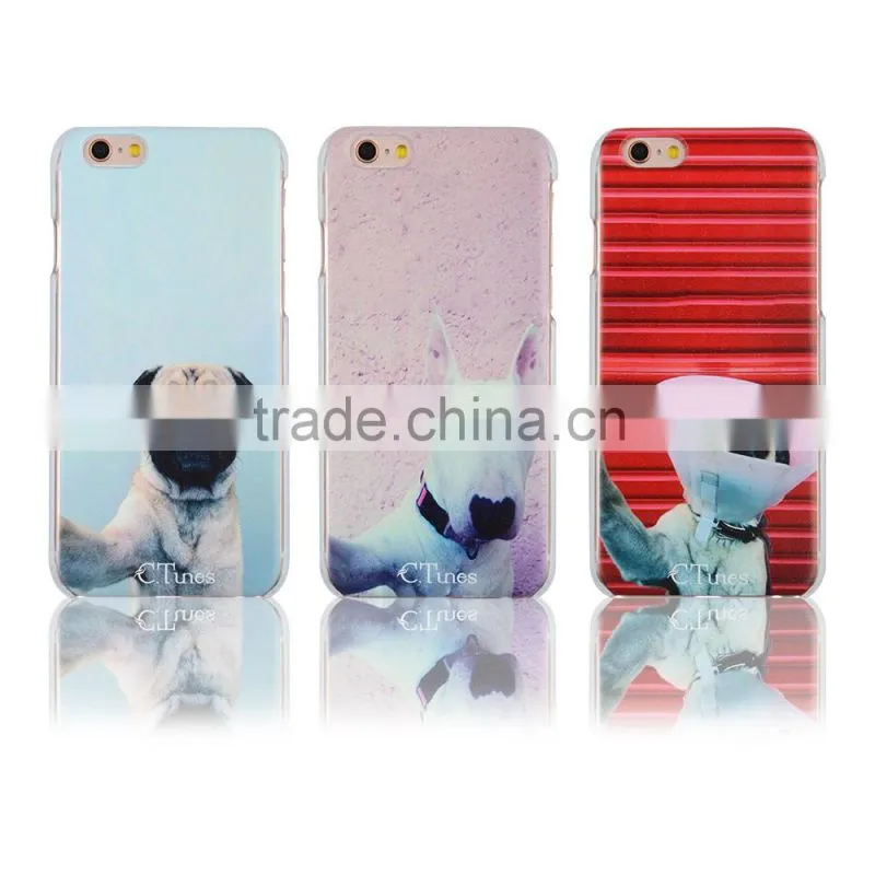 C&T Ultra Slim PC Hard Cover Case +Tempered Glass Sreen Protector 3 in 1 Design Front Cover & Back Case for iPhone 6 6S