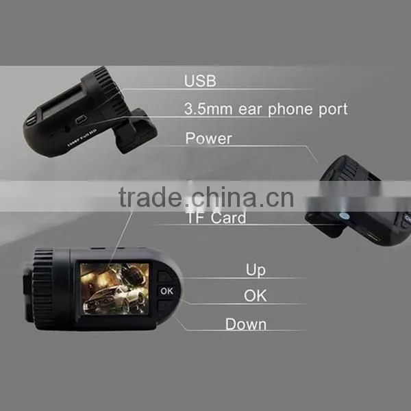 Mini 0801 dashcam A2S60/70 Chip Full HD 1920X1080P car dvr ambarella