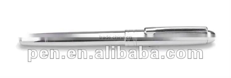 Most popular metal silver pen for promotional gift