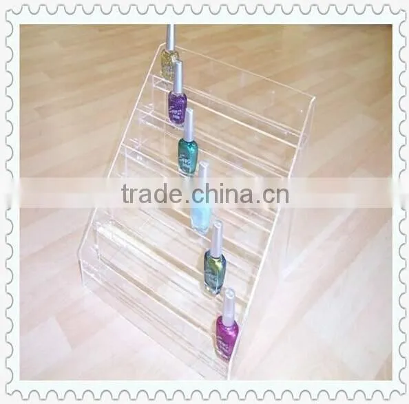 Lucite Acrylic Bottle Display Rack Cosmetic Bottle Organizer