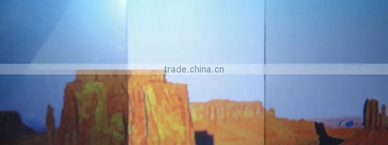 Easy Install 3d holographic display rear projection screen used for Mobile phone shops advertising
