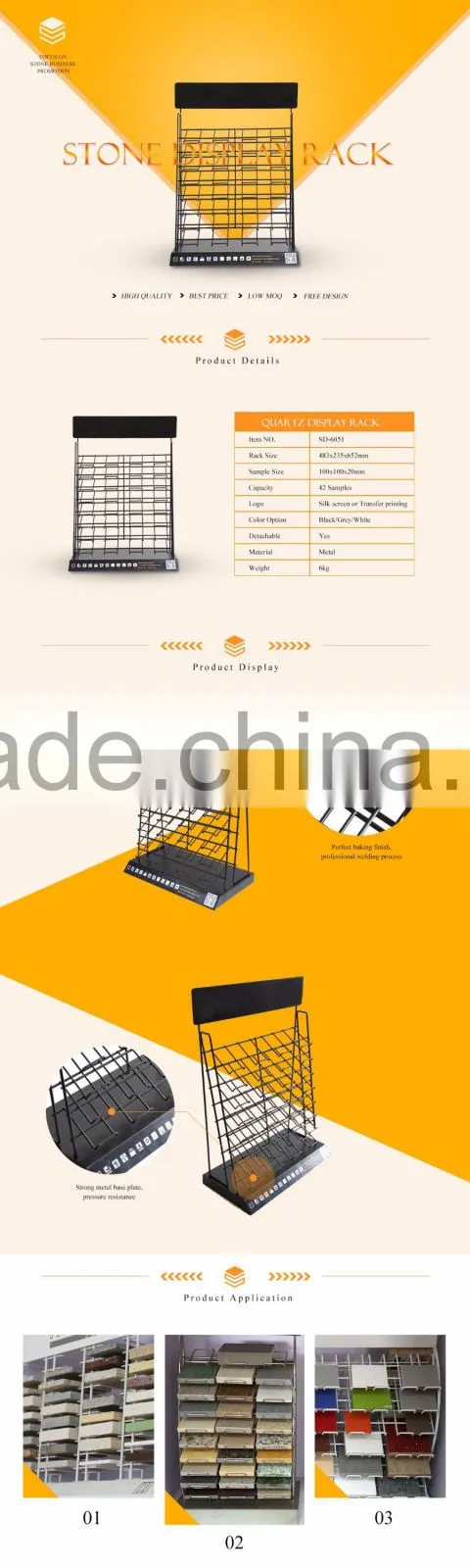 Modern Artificial Stone Display Stand/Solid Surface/Good Quality/ Save Space