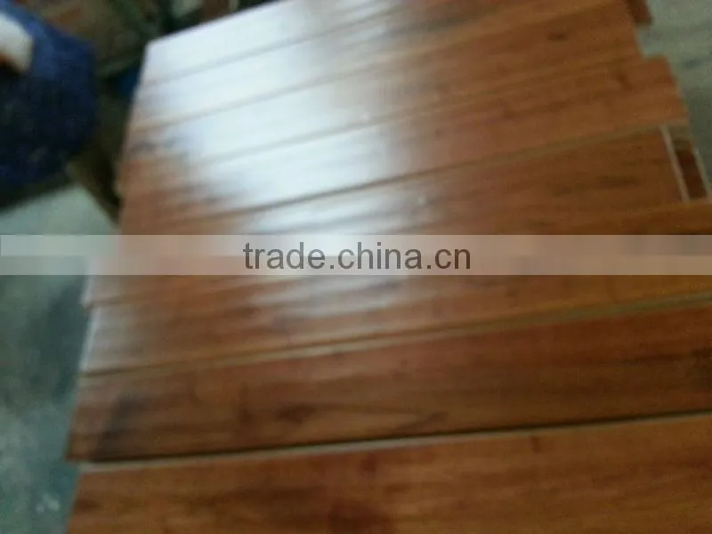 Waterproof Handsraped Afrormosia Solid Wood Flooring