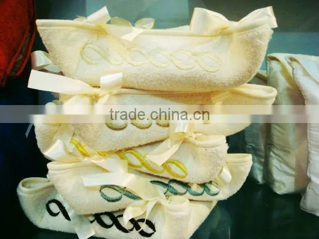 100% cotton terry embroidery tea towel set