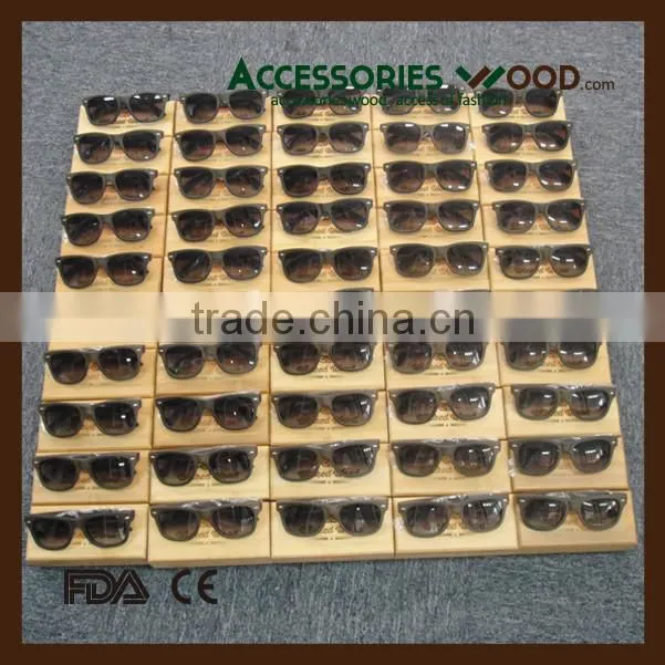 hot selling wholesale America style bamboo & wooden sunglasses