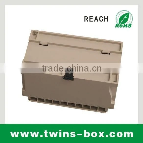 Din rail box enclosure