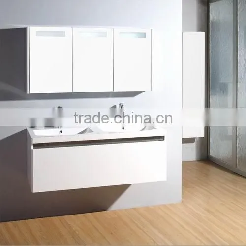 Environmental Luxury wooden french bathroom vanity cabinet
