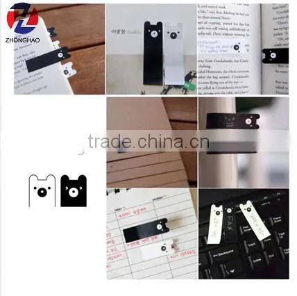 New design funny pig animal white and black memo