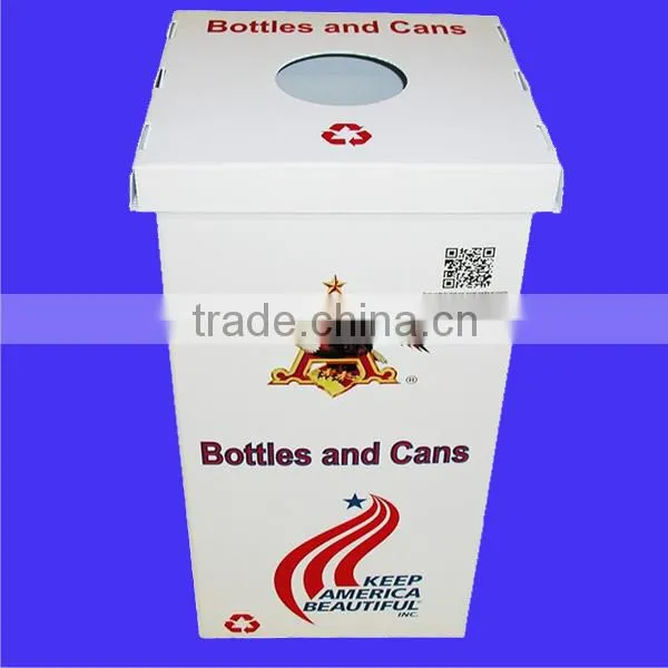 Corrugated Plastic Recycle Bins for Collection