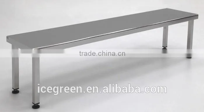 Outdoor Stainless Steel Solid Gowning Bench