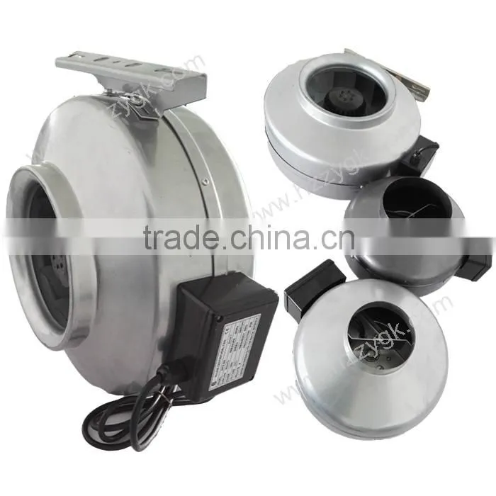 Metal Casing 4",6",8",10",12" 120V/230V AC Current Ventilation Blower Fan/Axial Flow Type Circular Mounted Duct Fan