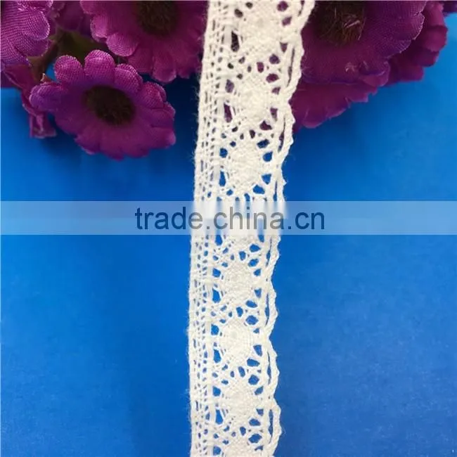 H0492E Elegant Lace Ribbon, 100% Cotton Lace ,Crocheted Lace