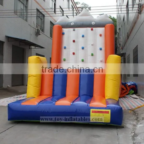 Branded professional outdoor inflatable climbing wall