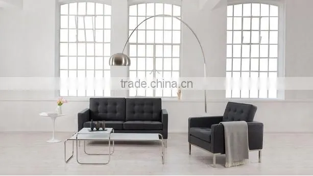 Replica Florence knoll modern design leather sofa