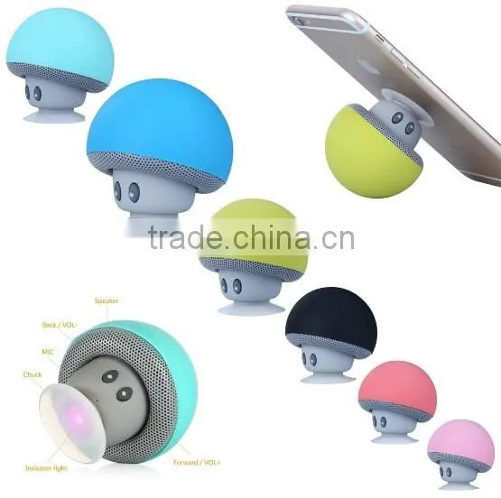 Xmas Gifts Mushroom Bluetooth mini speaker / phone holder bluetooth speaker / Handsfree Stand Holder speaker