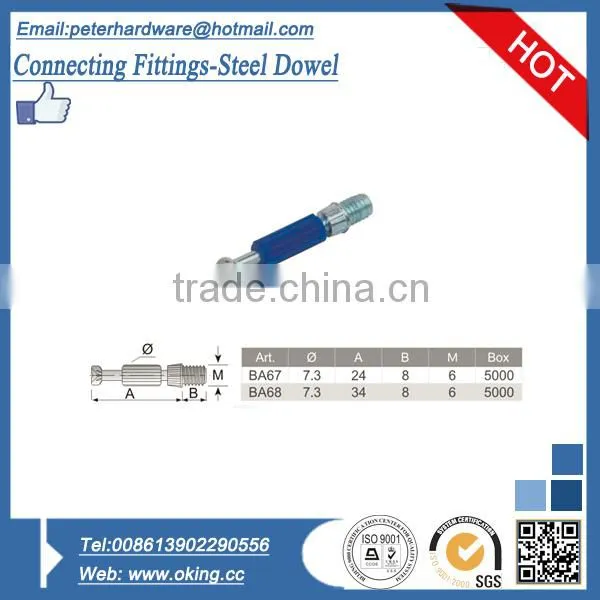 Connecting Dowel, connecting fittings for furniture board