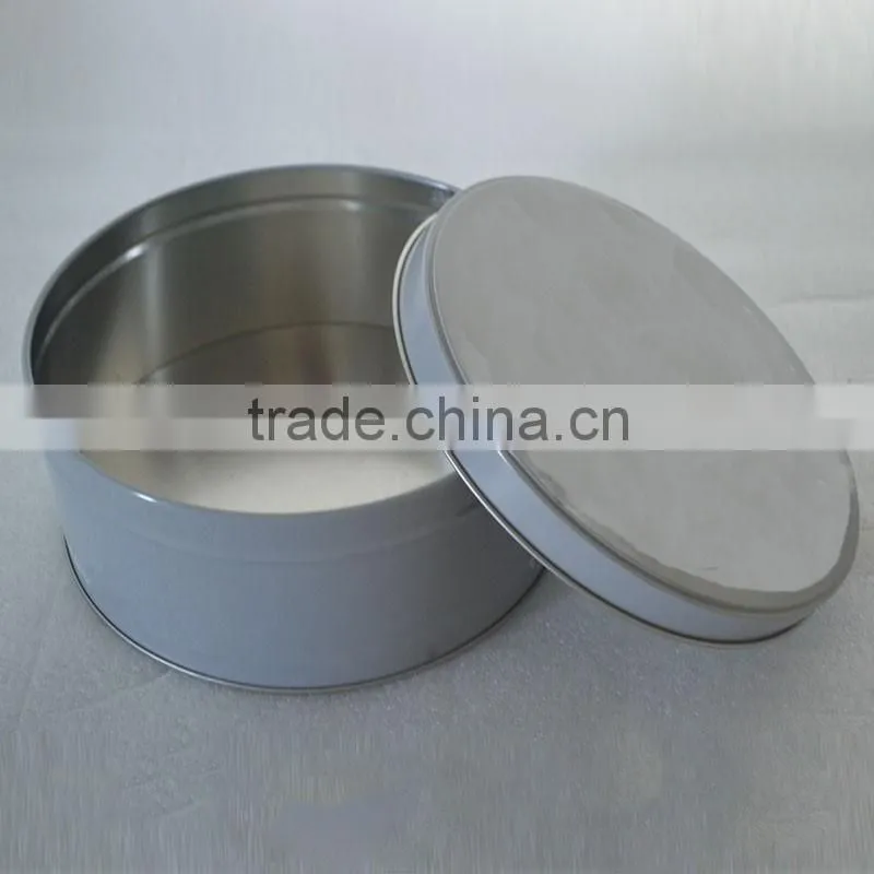 round metal tinplate/round gift tin box/2016 costom designed fashion round tin box