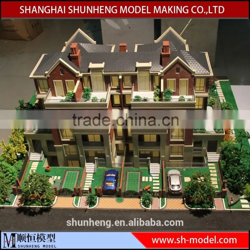 ABS and acrylic model materiaL,architectural scale model making service