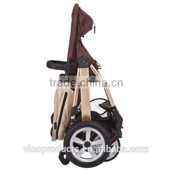EN1888 good aluminum frame 2 in 1 baby stroller