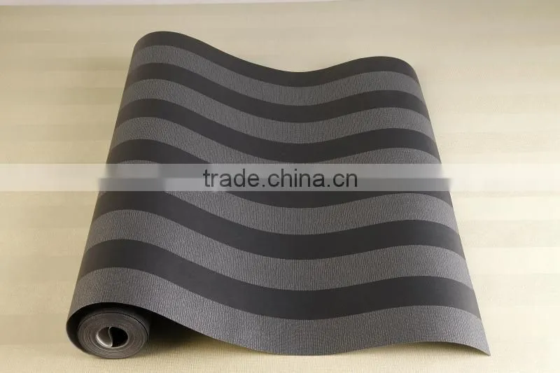modern stripe nonwoven office decor wallpaper