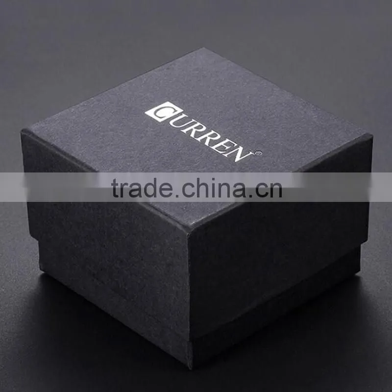 Handmade paper box for watch packaging with pillow