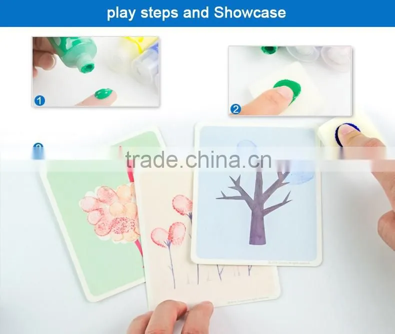 Paint color finger paint for kid