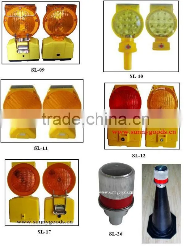 12pcs led flashing traffic warning light