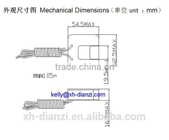 SCT-019 0.75" window size Single Phase Mini Split Core Current Transformer 333mV Secondary