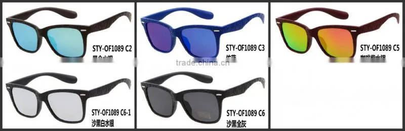 New style super fashion sunglasses brand embossed flower on frame