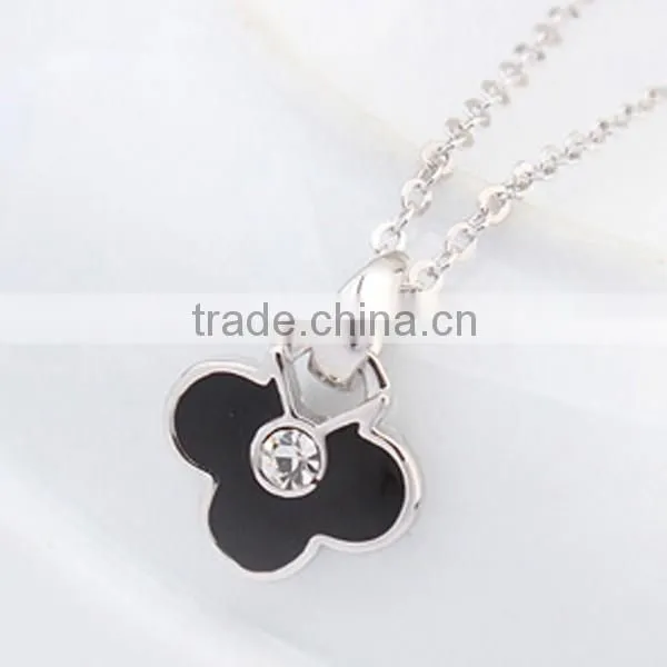 Crystal Jewelry New Fashion Flower Pendant Necklace