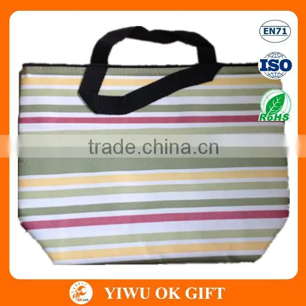 Mommy bag with stripes,gift shopping bag
