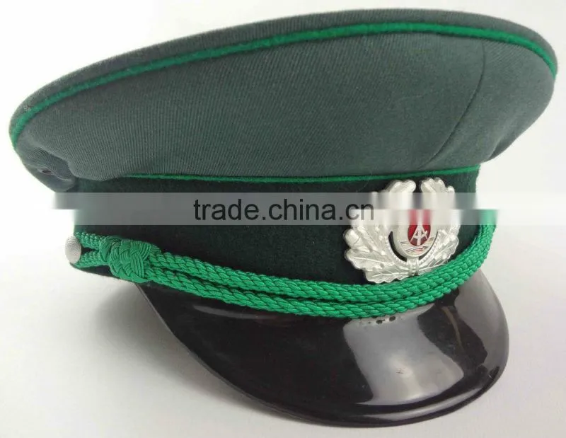 US Navy Admiral Officer Khaki Peaked Cap. custom peak caps