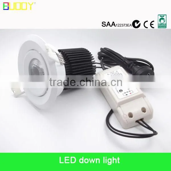 2015 new style 15W SHARP COB LED downlight ( cutout 78mm ) compliance with AU standard SAA, C-TICK certified