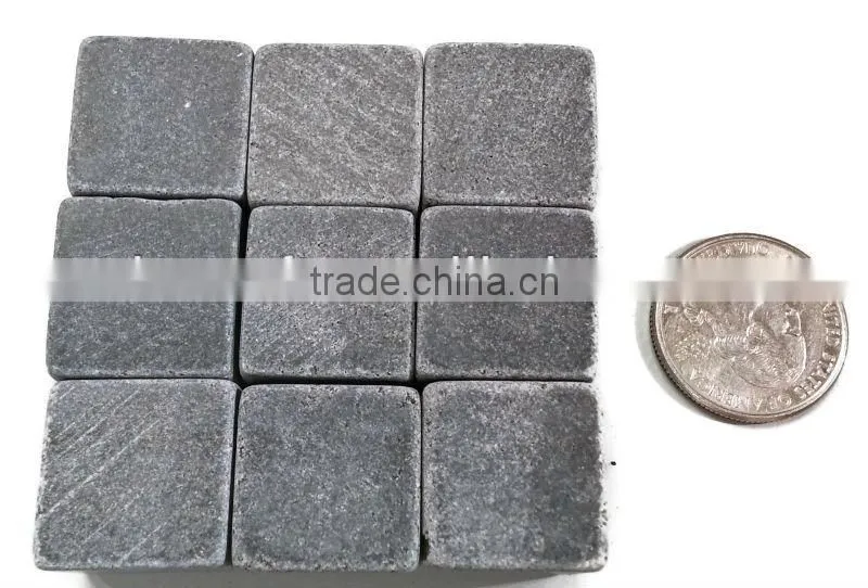 9PCS/Set Chilling Rocks Set Ice Cubes Wine Bourbon Scotch Soapstone Whiskey Stones