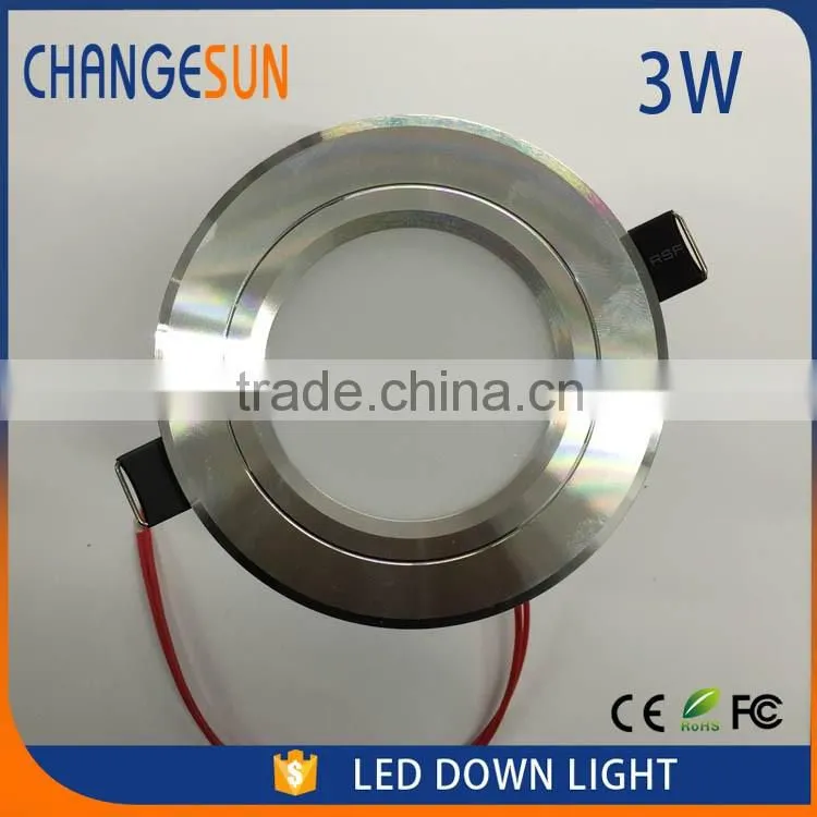 Wholesale CE ROHS Certificate durable 8-12v 3w led down light