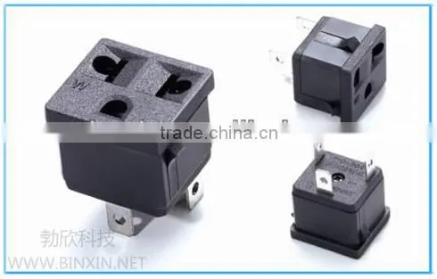 SS-601 UPS power plug socket, us 3 pin power socket, philippines type socket 3-pin plug socket