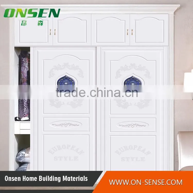 China wholesale bright flush sliding door wardrobe high demand products in market