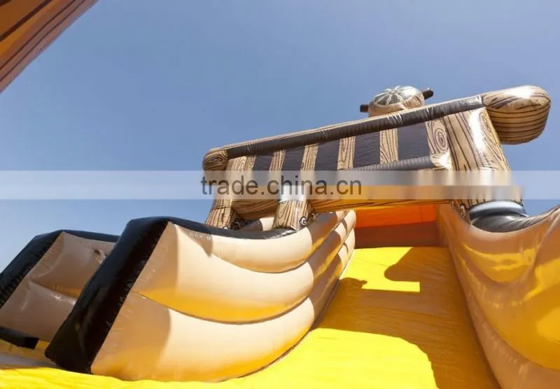 inflatable dry slide 4 fun, full printing big inflatable slides