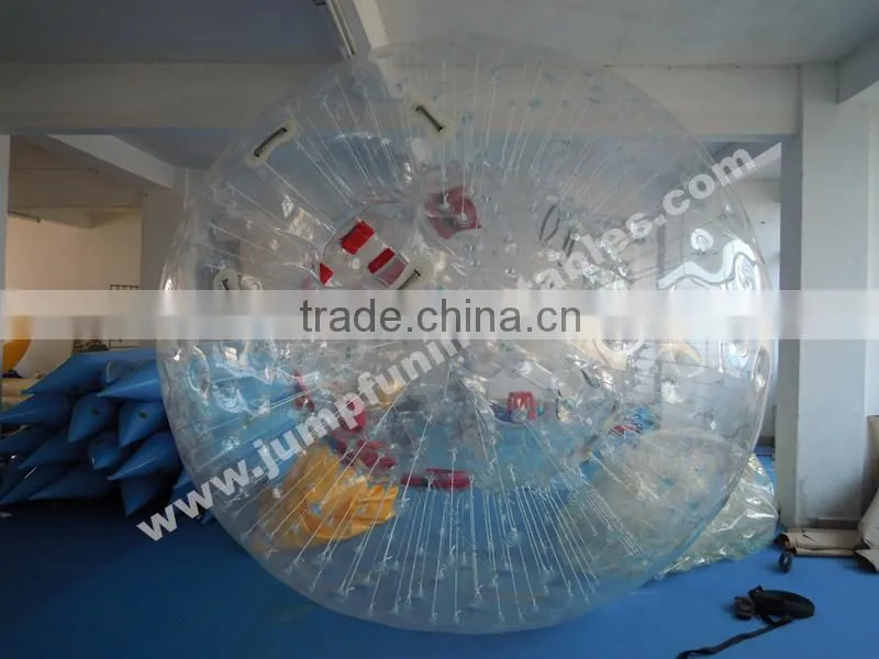 cheap 1.0mm PVC Zorb Ball,3 meter diameter Inflatable Zorb Ball for adults