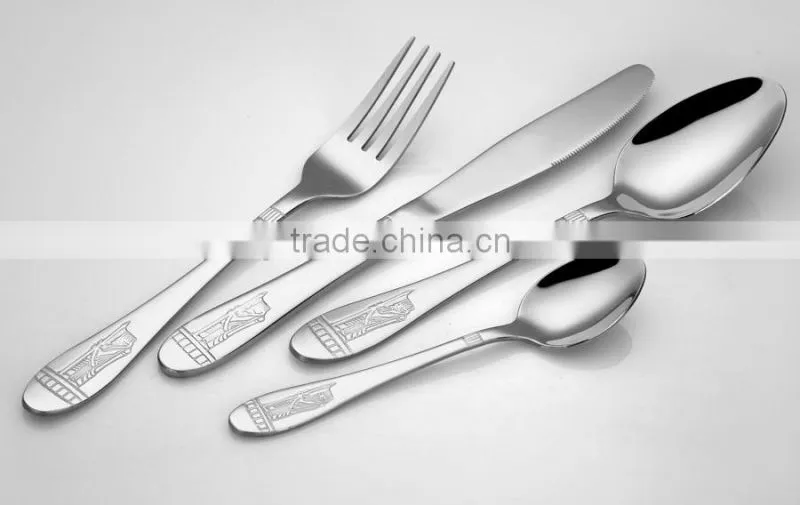 Classic craftsmanship stainless steel dinner set