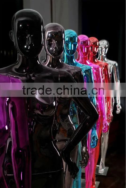 colourful chrome fashion and sexy plastic mannequin on sale