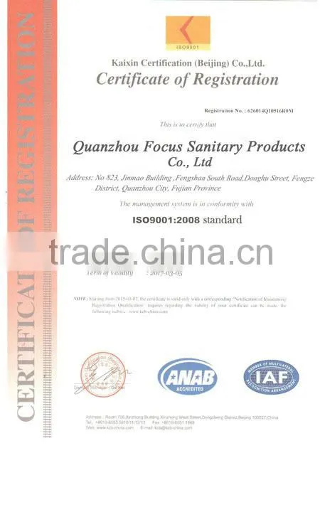 Absorbent tampons pads, women cotton sanitary napkin,china supplier