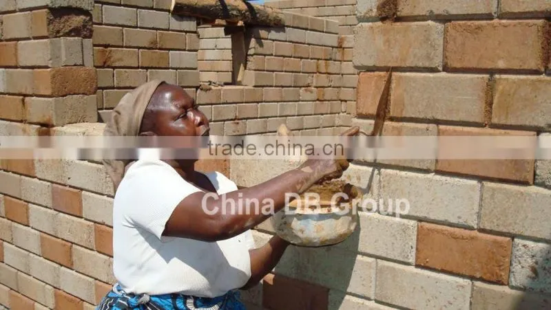 2016 popular low cost lego interlocking clay brick making machine for sale