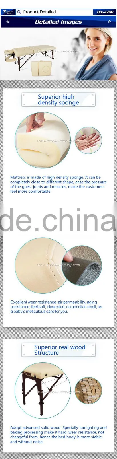 Three-Section Hatchback portable massage table supplier