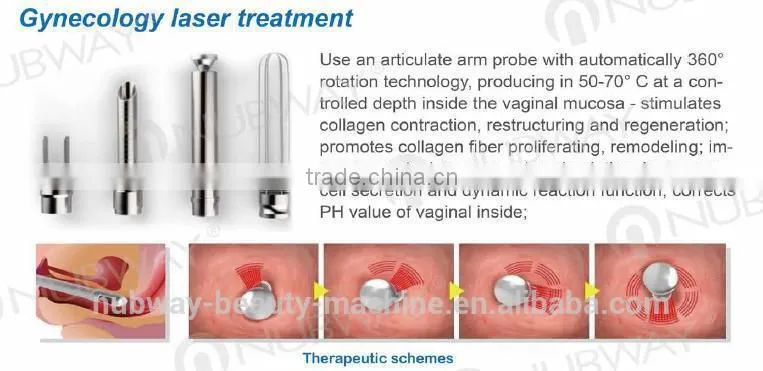 40w Fractional Co2 Laser Surgical Products vaginal applicator